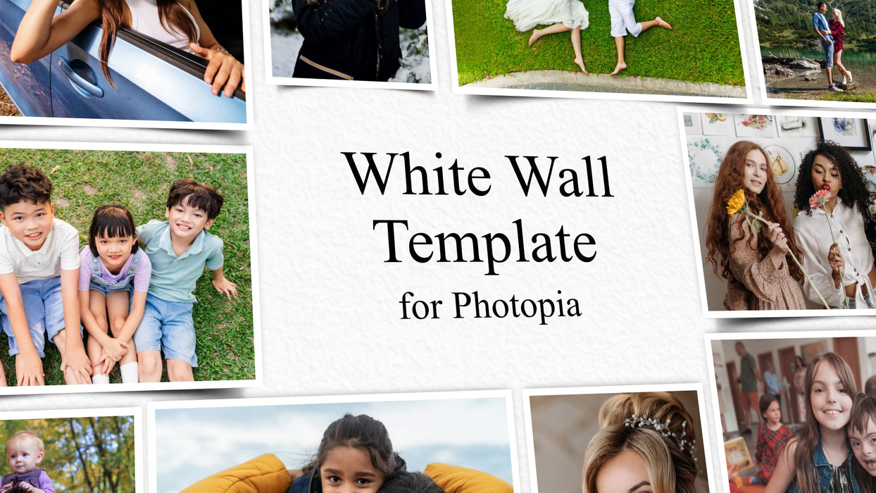 White Wall Template for Photopia