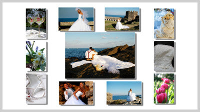 10 Collage Plus One Slide Style