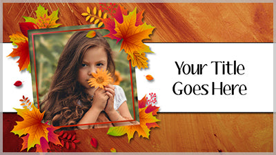 Autumn Frame Title Slide Style