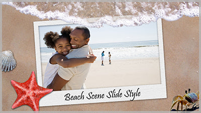 Beach Scene Slide Style for Photopia