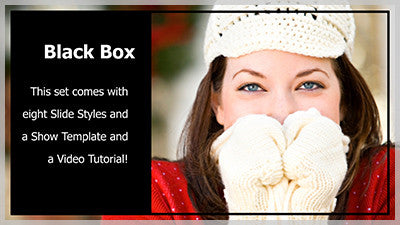 Black Box Slide Styles and Template