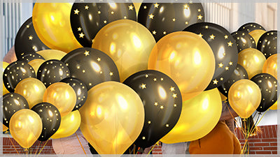 Black and Gold Balloons Transition for Photopia