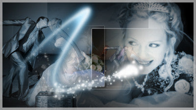 Blue Light Sweep Transition