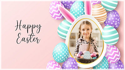 Easter Egg Pastel Title Slide Style for Photopia