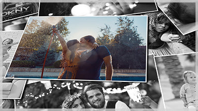 Gathered Photos Template and Slide Styles for Photopia