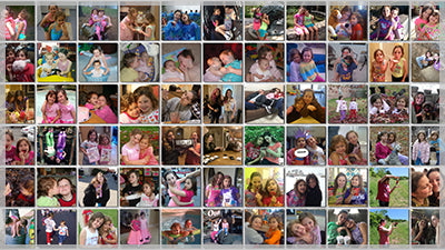 Mosaic Photo Reveal Template for Photopia