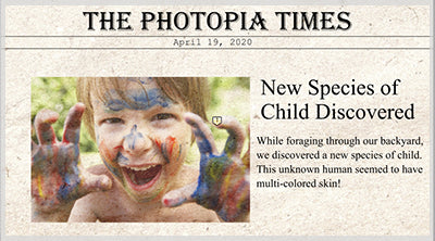 Newspaper Styles for Photopia