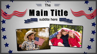Patriotic Title Slide Style