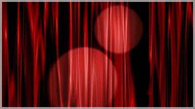 Red Curtain with Lights