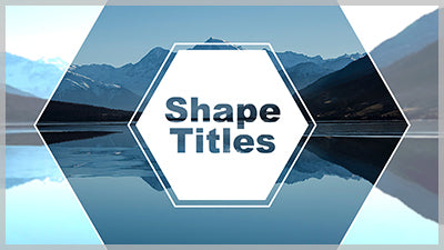Shape Titles Style Pack for Photopia