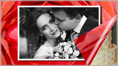Wedding Page Peel Styles and Transitions for Photopia